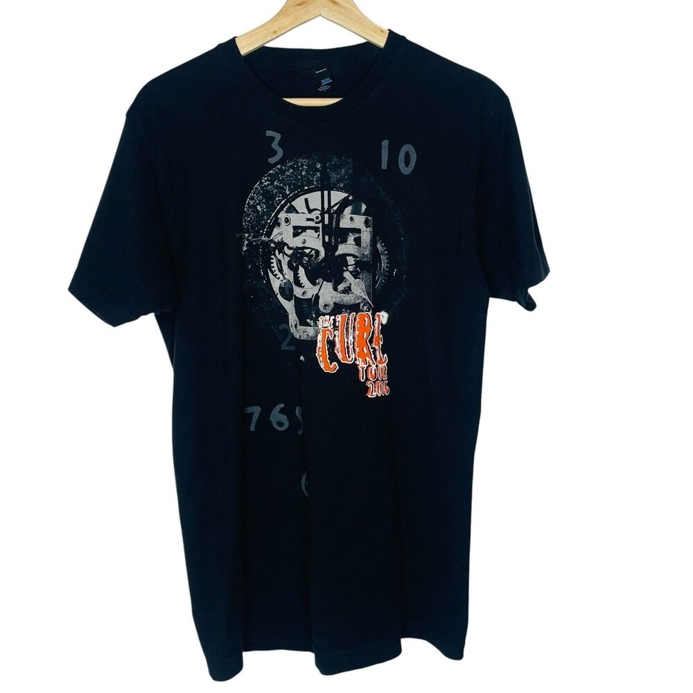 The Cure 2016 Tour Shirt Size L Double Sided Tultex Robert Smith Tour Dates Band